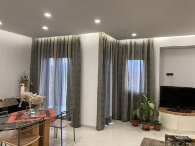 Tenda tradizionale Stampato Misto Lino