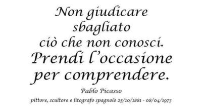 non giudicare ciò che non conosci...