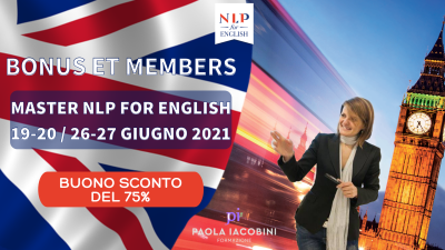 BONUS &quot;ET MEMBERS&quot; - MASTER NLP FOR ENGLISH