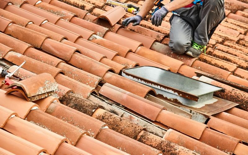 Sigillatura di comignoli e lucernari.