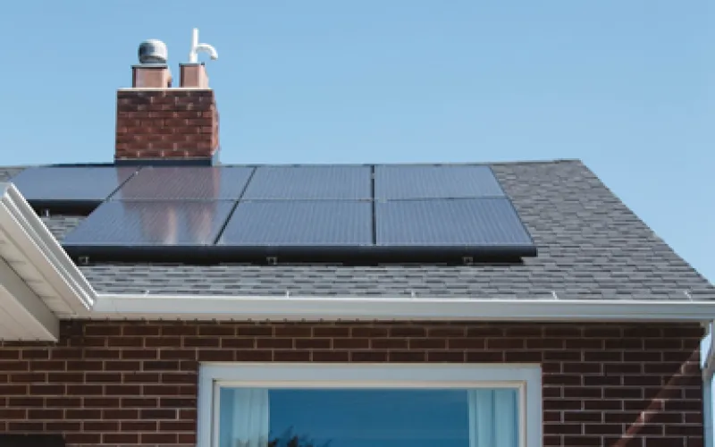 Impianto Fotovoltaico sul tetto di un'abitazione privata